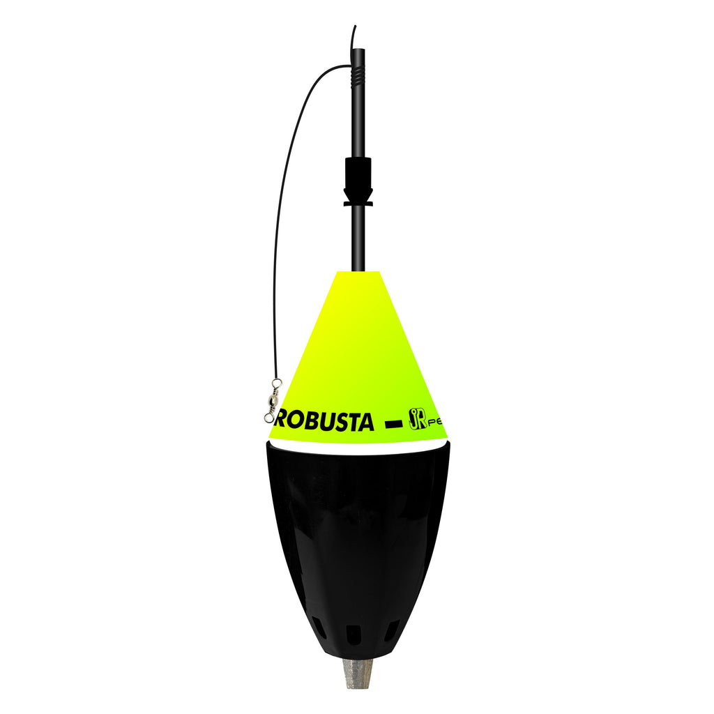 Boia Cevadeira Robusta JR Pesca Copo Preto 65g Amortecedor