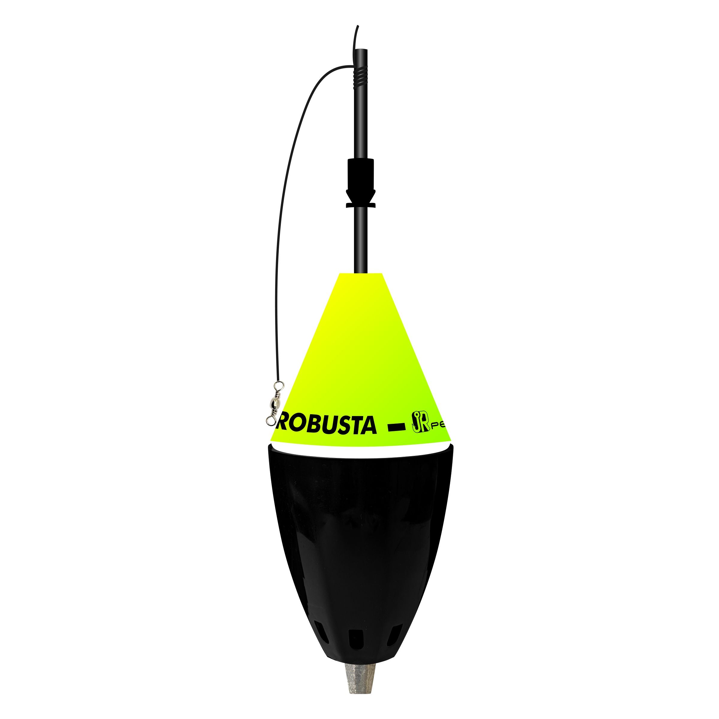 Boia Cevadeira Robusta JR Pesca Copo Preto 65g Amortecedor